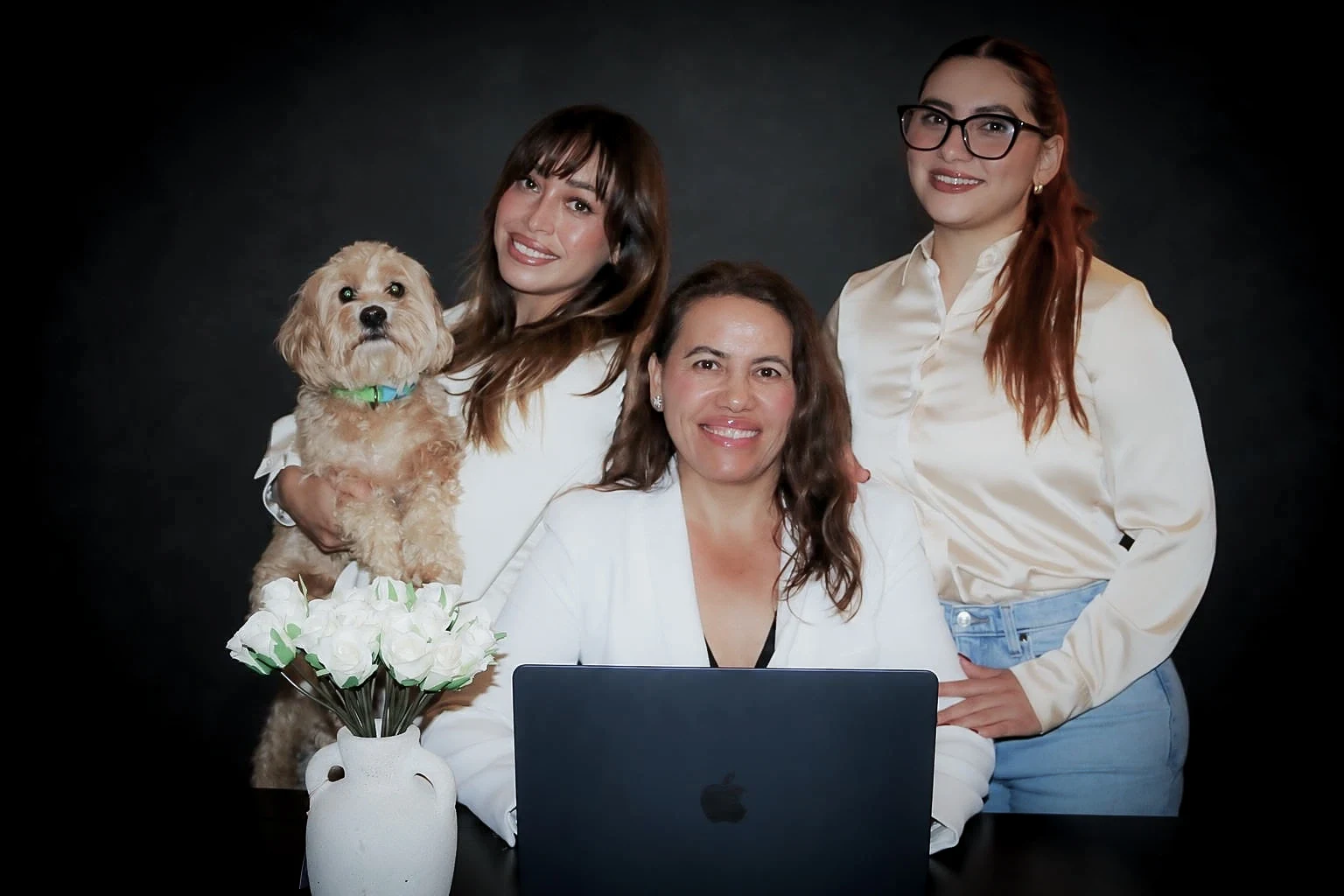 Patricia Garcia and her daughters, owners of Patricia and Daughters Cleaning in Dover, NJ